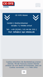 Mobile Screenshot of ce-sys-vision.de