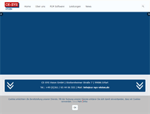 Tablet Screenshot of ce-sys-vision.de